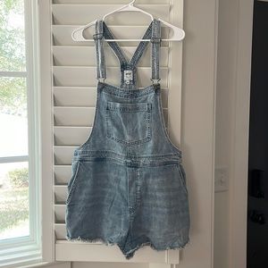 Aerie Denim Shortalls